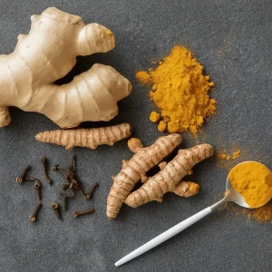 cloves-ginger-turmeric-on-table