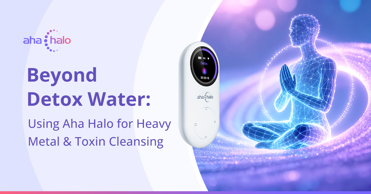 Beyond Detox Water Using Aha Halo for Heavy Metal & Toxin Cleansing