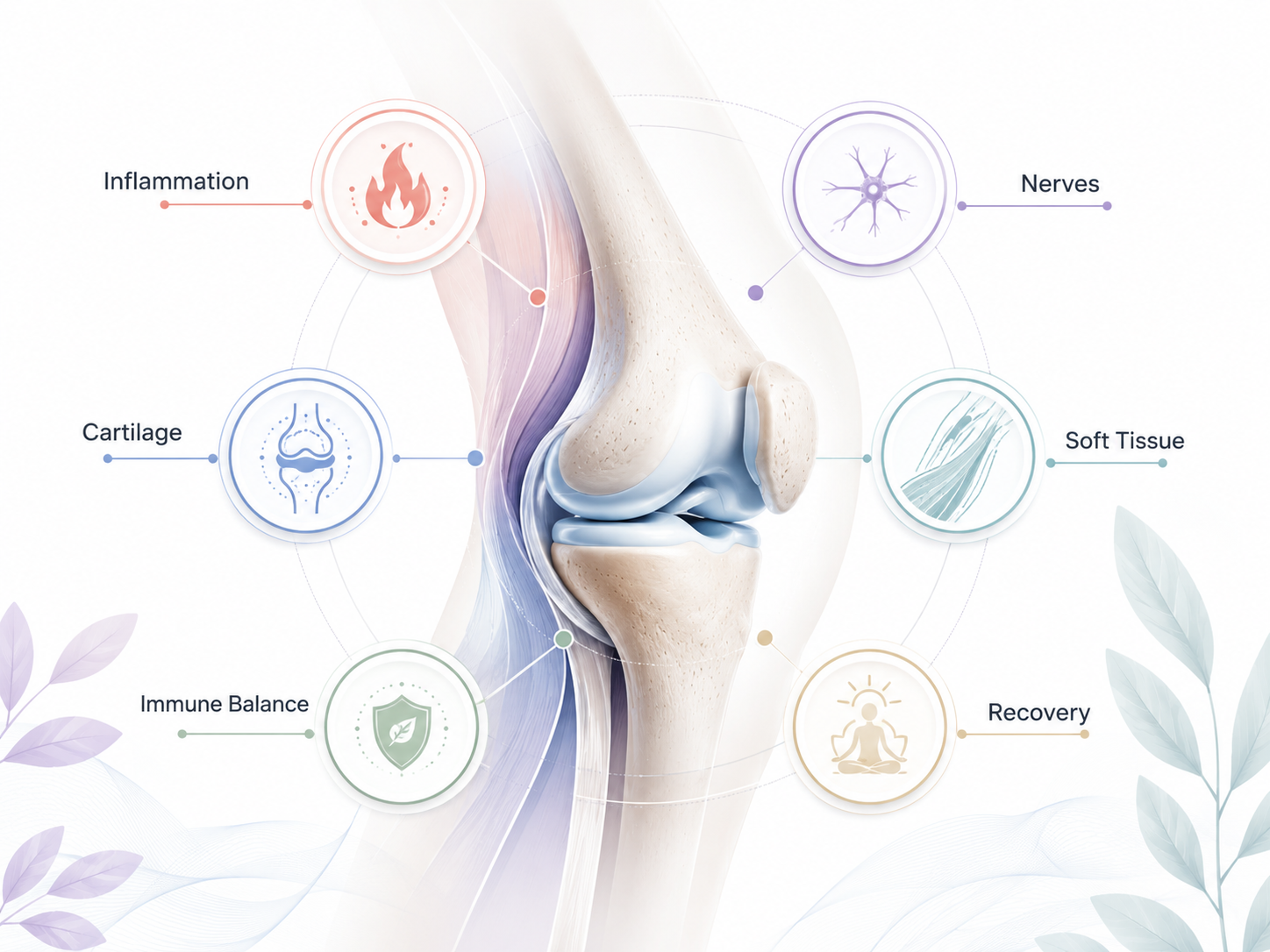 Knee Joint Health Infographic